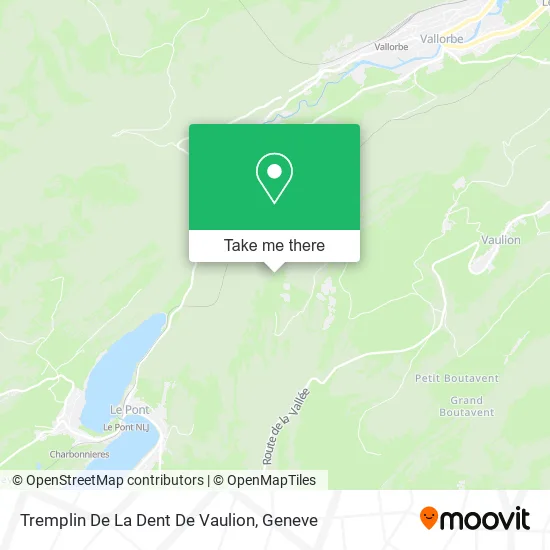 Tremplin De La Dent De Vaulion map