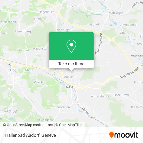 Hallenbad Aadorf map