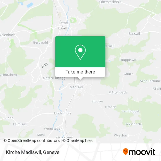Kirche Madiswil map