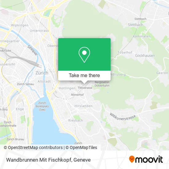 Wandbrunnen Mit Fischkopf map