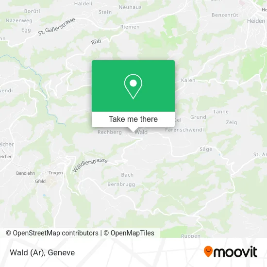 Wald (Ar) map