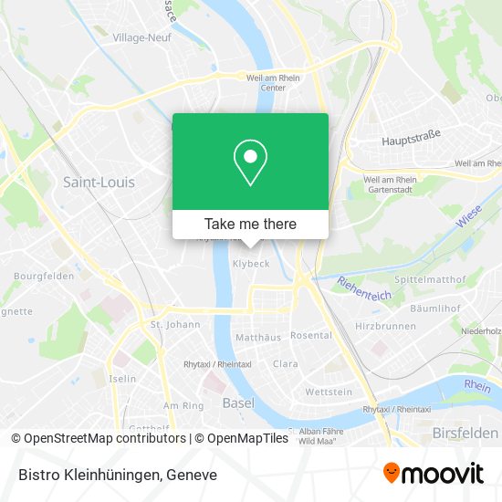 Bistro Kleinhüningen map