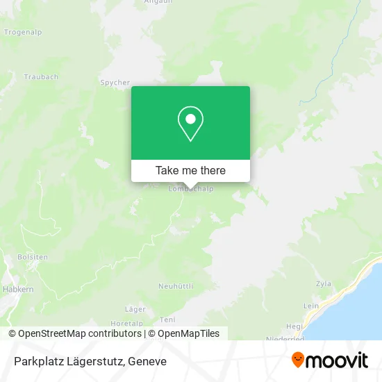 Parkplatz Lägerstutz map