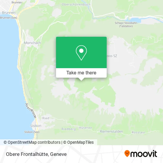 Obere Frontalhütte map