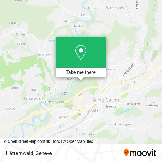 Hätternwald map