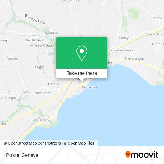 Poste map