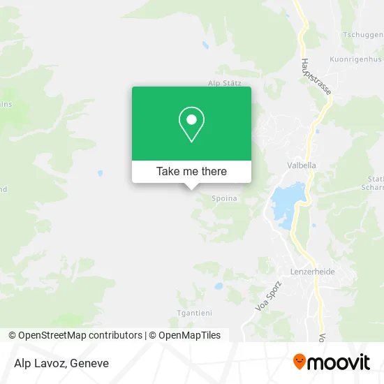 Alp Lavoz map