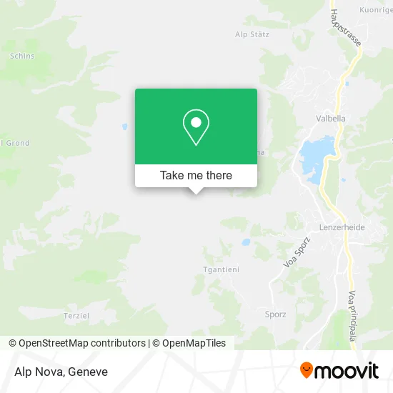 Alp Nova map