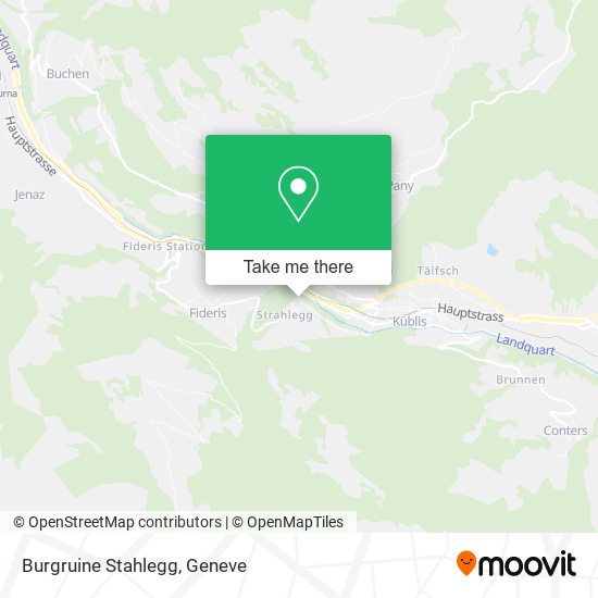 Burgruine Stahlegg map
