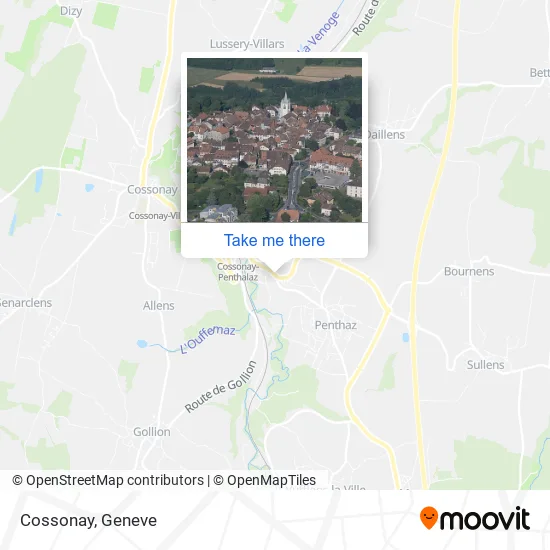 Cossonay map