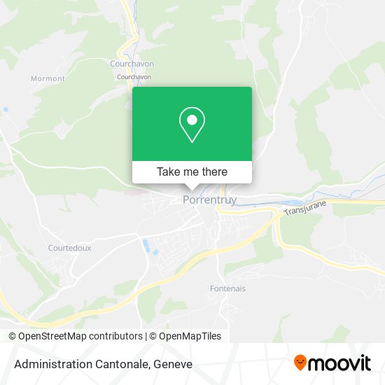Administration Cantonale map