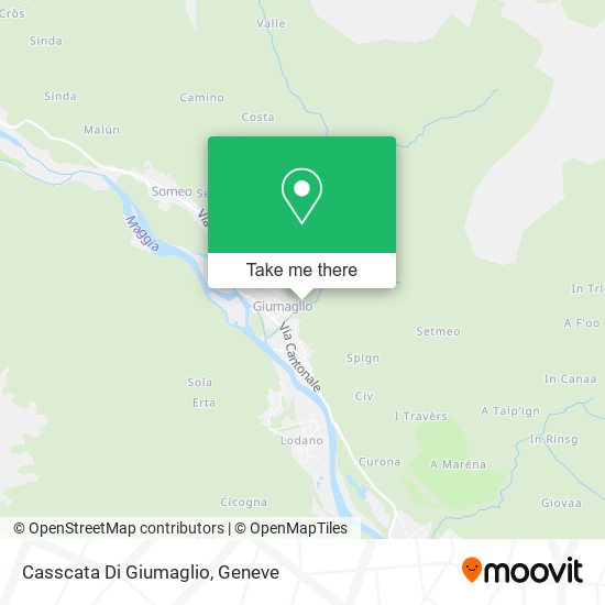 Casscata Di Giumaglio map