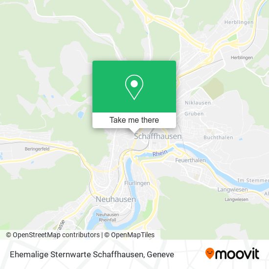 Ehemalige Sternwarte Schaffhausen plan