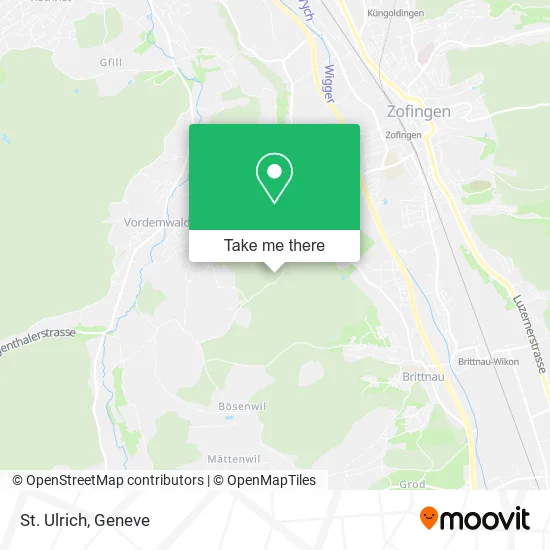 St. Ulrich map