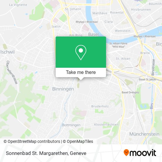 Sonnenbad St. Margarethen map