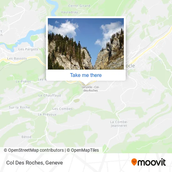 Col Des Roches map