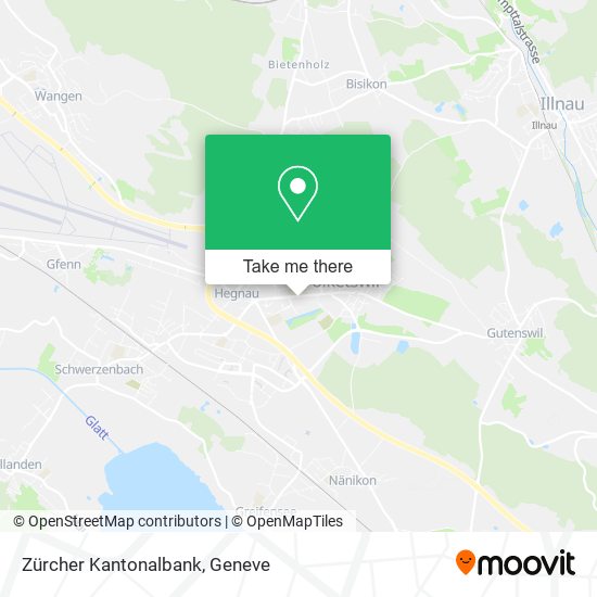Zürcher Kantonalbank map