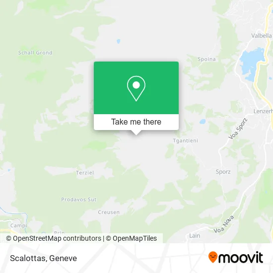 Scalottas map