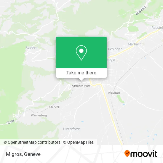 Migros map