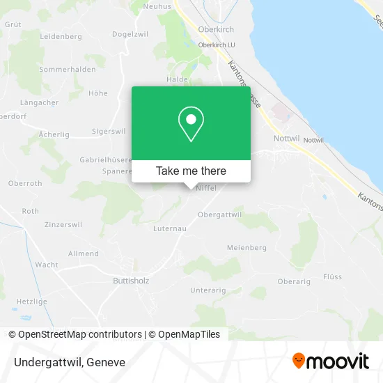 Undergattwil map