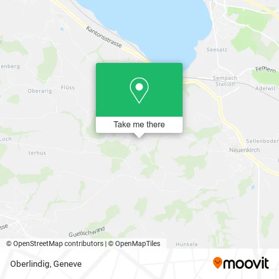 Oberlindig map