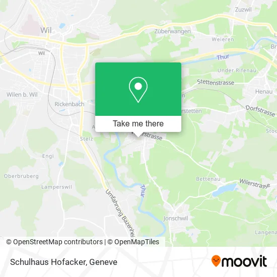 Schulhaus Hofacker map