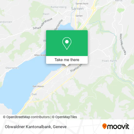 Obwaldner Kantonalbank map
