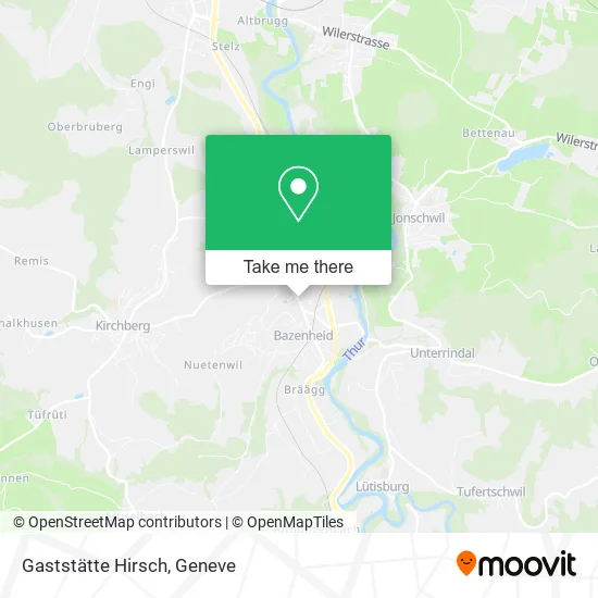 Gaststätte Hirsch map
