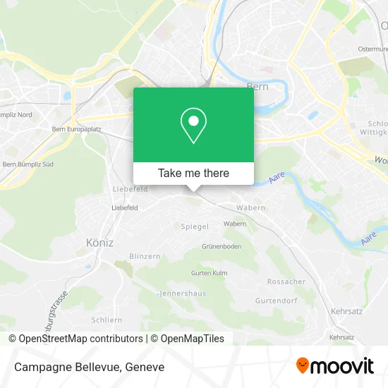 Campagne Bellevue map