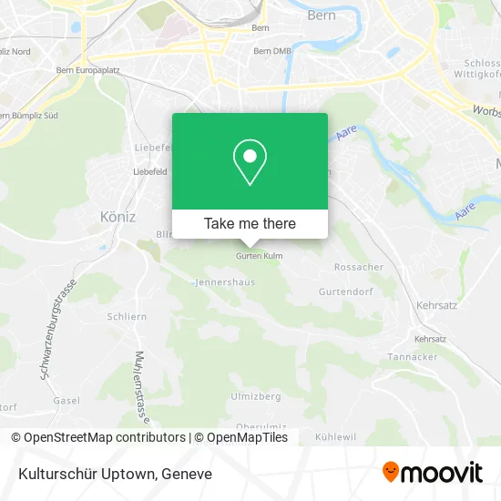 Kulturschür Uptown map