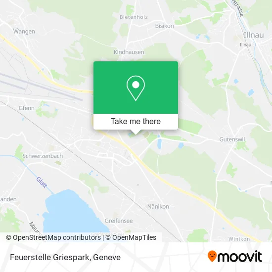 Feuerstelle Griespark map