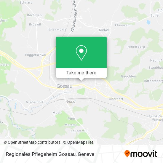 Regionales Pflegeheim Gossau map