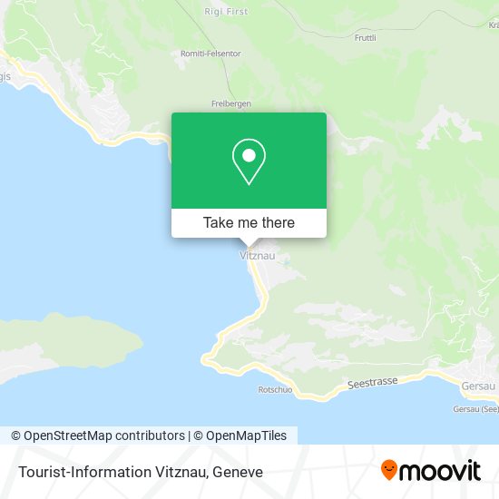 Tourist-Information Vitznau map