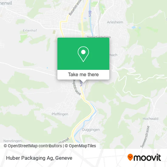 Huber Packaging Ag map
