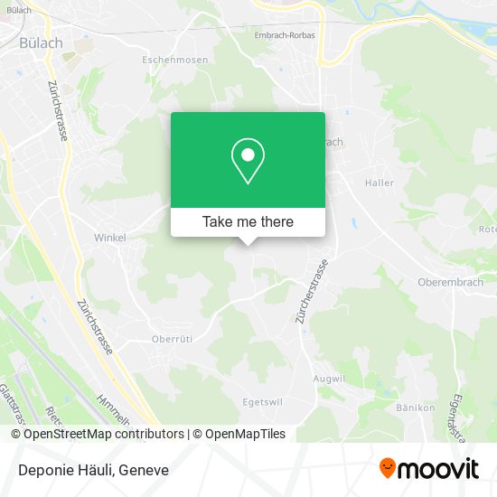 Deponie Häuli map