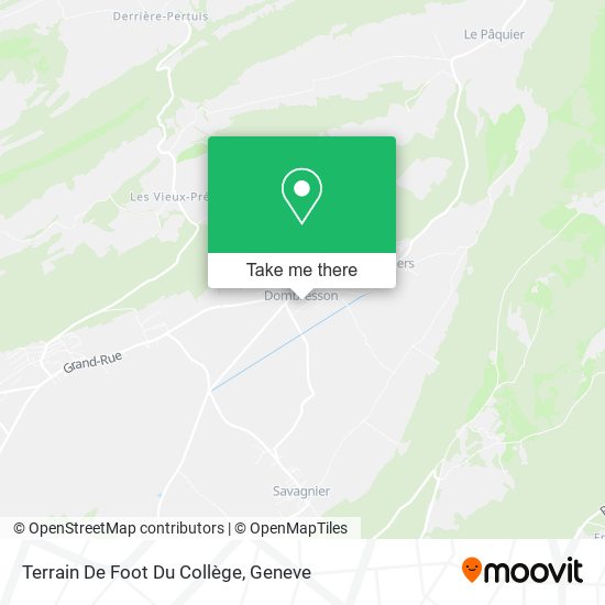 Terrain De Foot Du Collège map