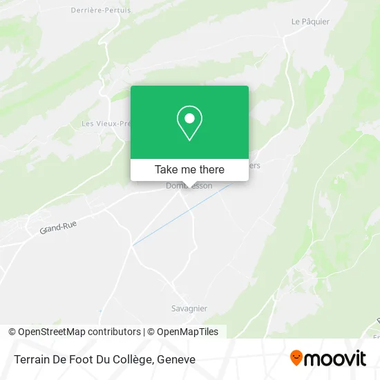 Terrain De Foot Du Collège plan