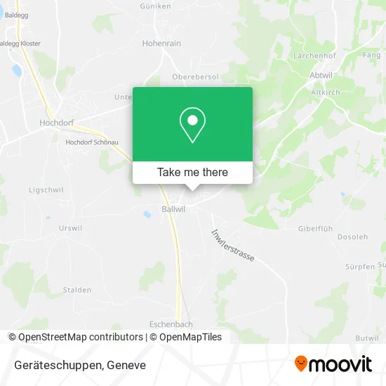 Geräteschuppen map