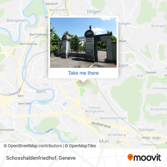 Schosshaldenfriedhof map