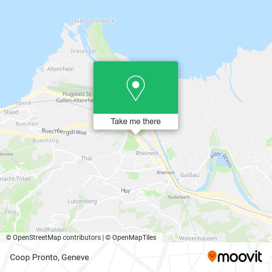 Coop Pronto map