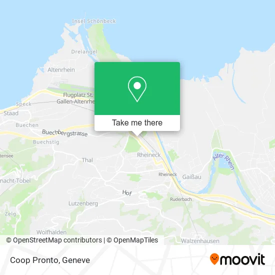 Coop Pronto map