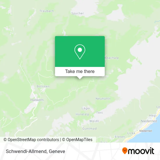 Schwendi-Allmend map