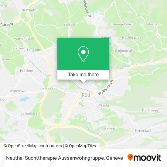 Neuthal Suchttherapie Aussenwohngruppe map