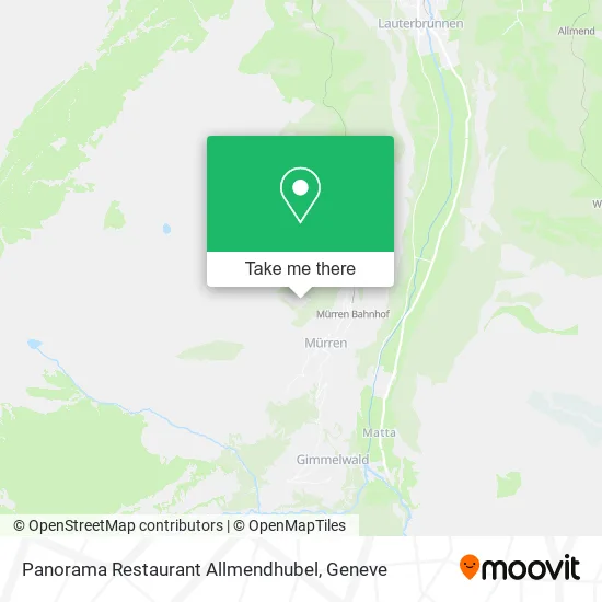 Panorama Restaurant Allmendhubel map