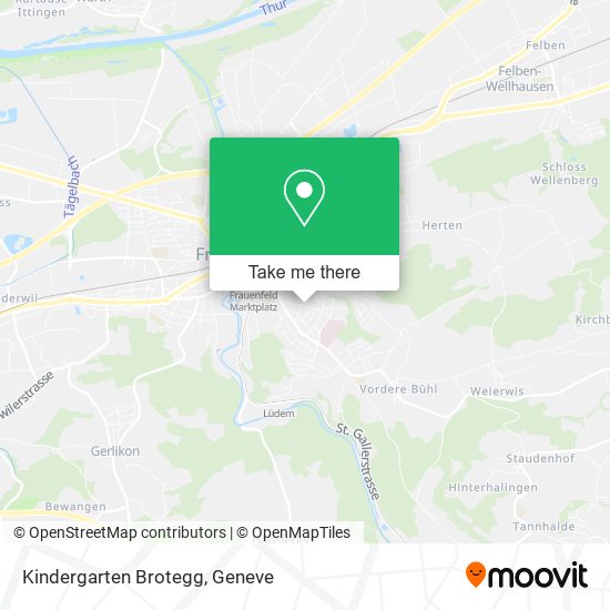 Kindergarten Brotegg map