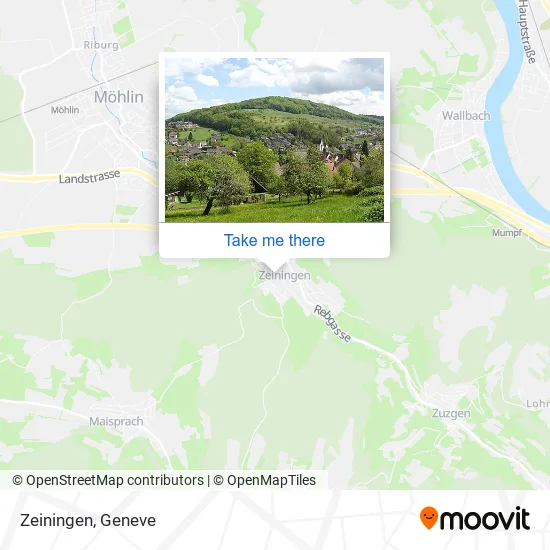 Zeiningen map
