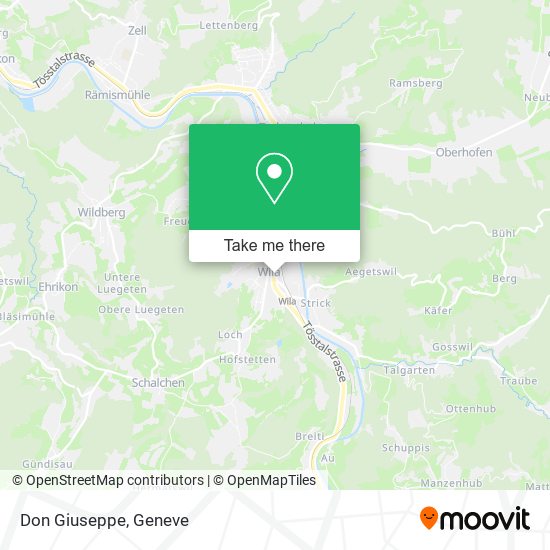 Don Giuseppe map