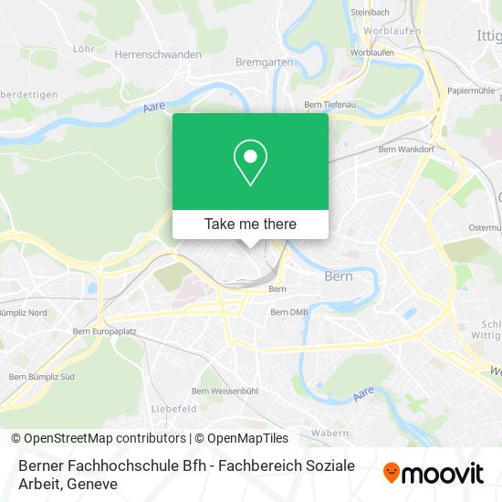 Berner Fachhochschule Bfh - Fachbereich Soziale Arbeit map