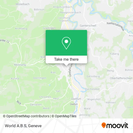 World A.B.S map