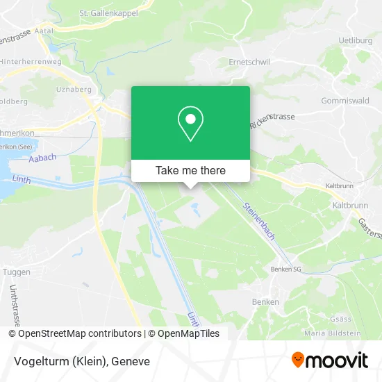 Vogelturm (Klein) map